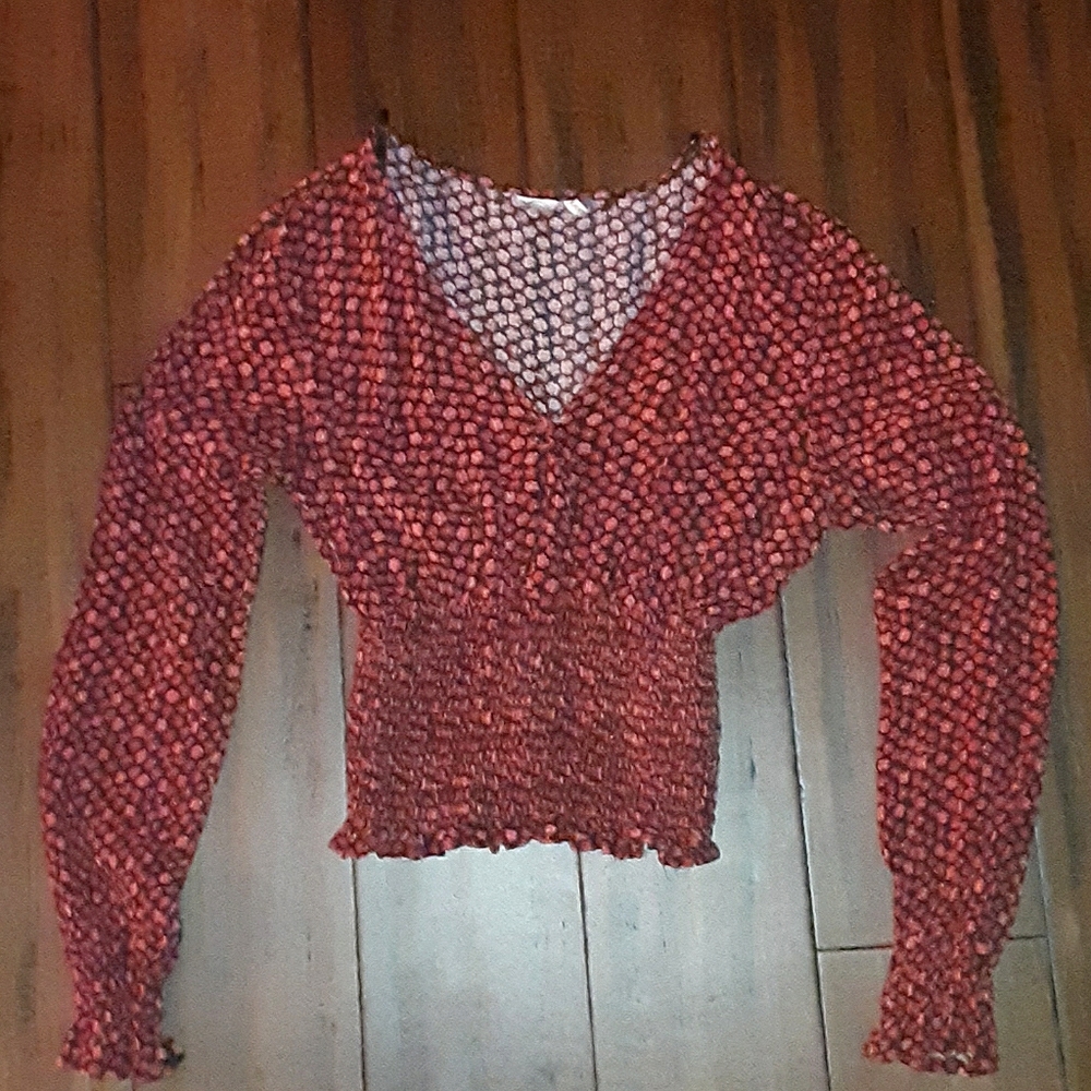 TJMAXX floral long sleeve top